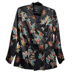 Spenser Jeremy Floral 100% Silk Blazer / Size-4